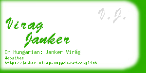 virag janker business card